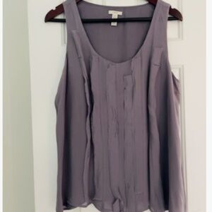 J Crew Silk Ruffle Sleeveless Tank Blouse 14